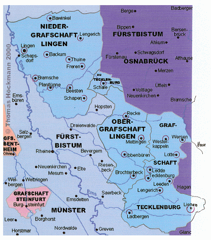 Karte von 1789